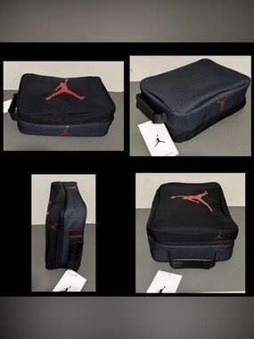 Jordan Shoebox travel/Bag Anthracite/Black Authentic sz L NEW WITH TAGS
